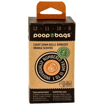 BOLSAS BIODEGRADABLES CON ESENCIA DE NARANJA