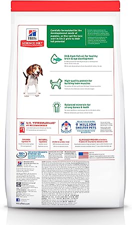 Hill's Science Diet, Alimento para Perro Puppy (Cachorro) Receta Original, Seco (bulto) 2kg