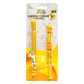 COLLAR XCH C/CORREA C/BANDAS REFLEJANTES FL8709