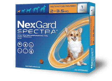 Nexgard Spectra Ex-Chico (2-3.5 Kg) (1 Masticable)