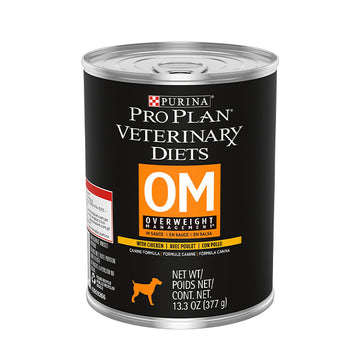 Purina® Pro Plan® Veterinary Diets OM Overweight Management Canine, Alimento Húmedo 377gr