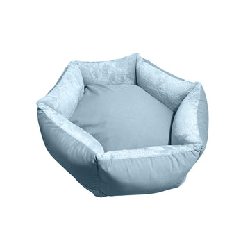 Puffy Beds - Cama Antiestrés Hexagono - Azul
