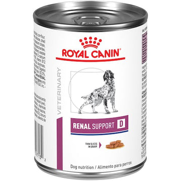 Royal Canin Prescripción Alimento Húmedo Soporte Renal D para Perro Adulto Receta Trozos en Gravy, 385 g