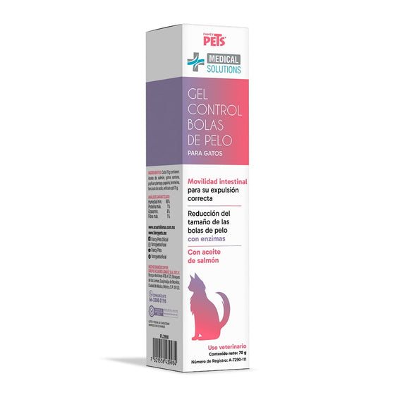 Medical Solutions Ms Gel Control Bolas De Pelo Para Gato 70 G