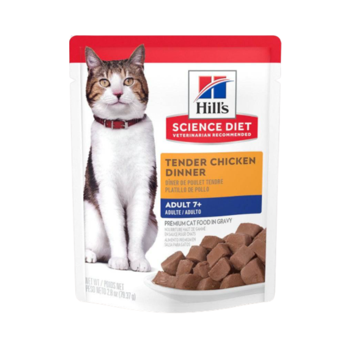 Hill's Science Diet Adult 7+ Gato Pouch Pollo 79 g