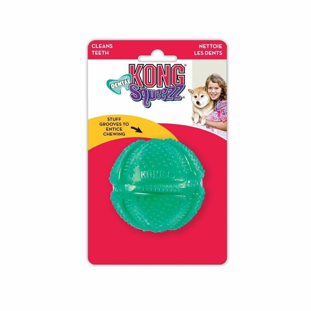 KONG Squeezz Dental Pelota Mediana