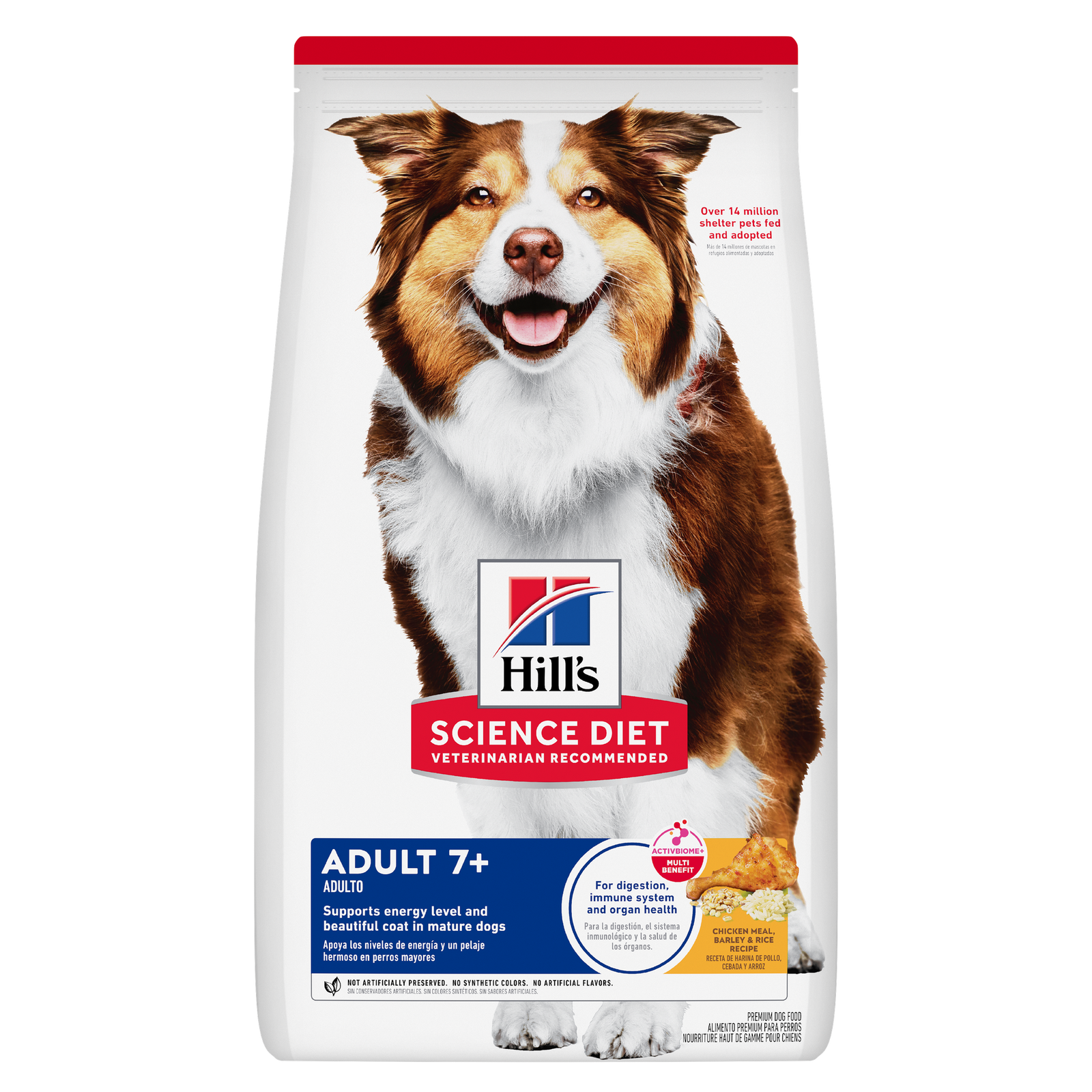 Hill's Science Diet Adult 7+ Perro Pollo, Cebada y Arroz 12 kg