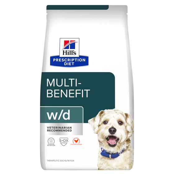 Hill's Prescription Diet w/d Multi-Benefit Perro Pollo 3.9 kg