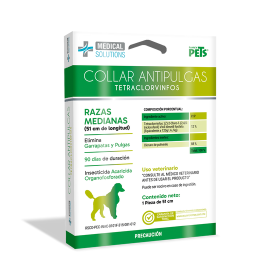 Medical Solutions Ms Collar Antipulgas Para Razas Medianas (51 cm)