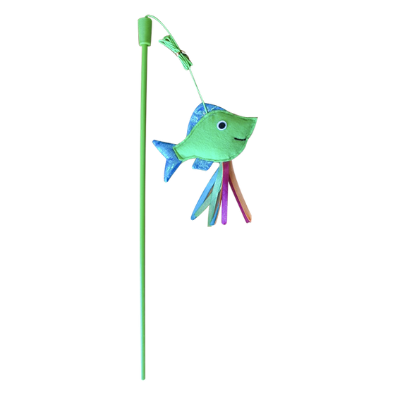 Fancy Pets Juguete Caña De Pescar Catch