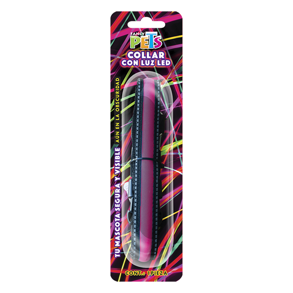 Fancy Pets Collar LED Bandas Reflejantes Grande.