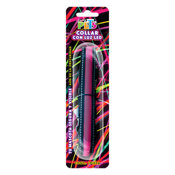 Fancy Pets Collar LED Bandas Reflejantes Grande.