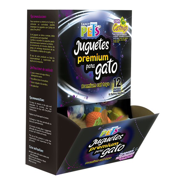 Fancy Pets Caja De Juguetes Premium Para Gato - 36 Pzas