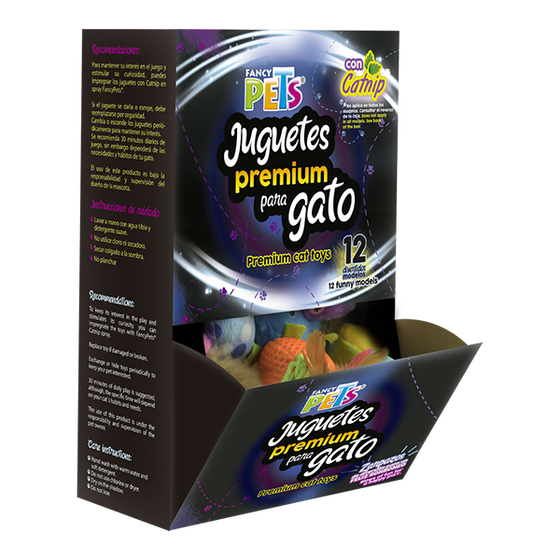 Fancy Pets Caja De Juguetes Premium Para Gato - 36 Pzas