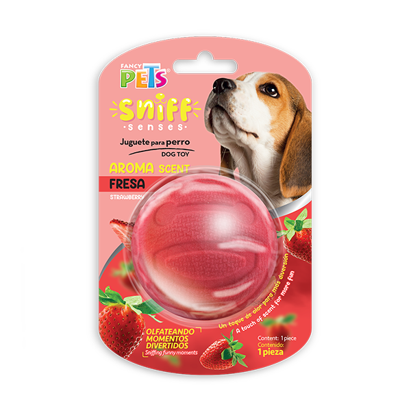 Fancy Pets Juguete Pelota Con Aroma Fresa Sniff