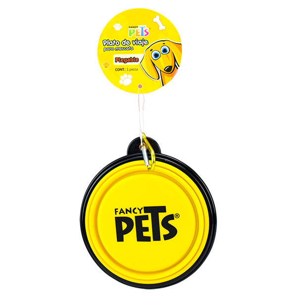 Fancy Pets Plato Plegable Chico Para Viaje