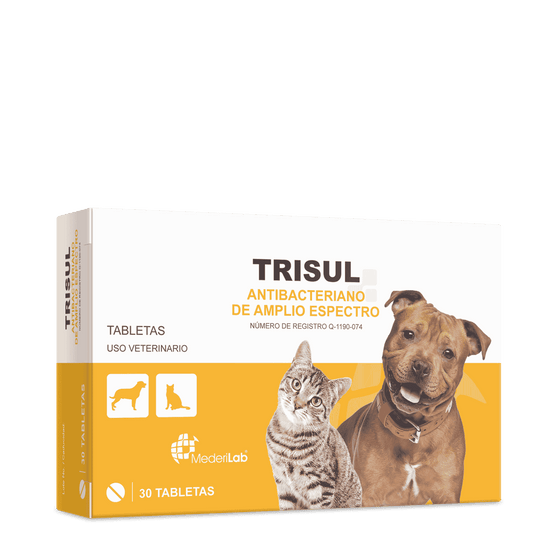Mederilab Trisul Perro y Gato 30 Tabletas 200 mg