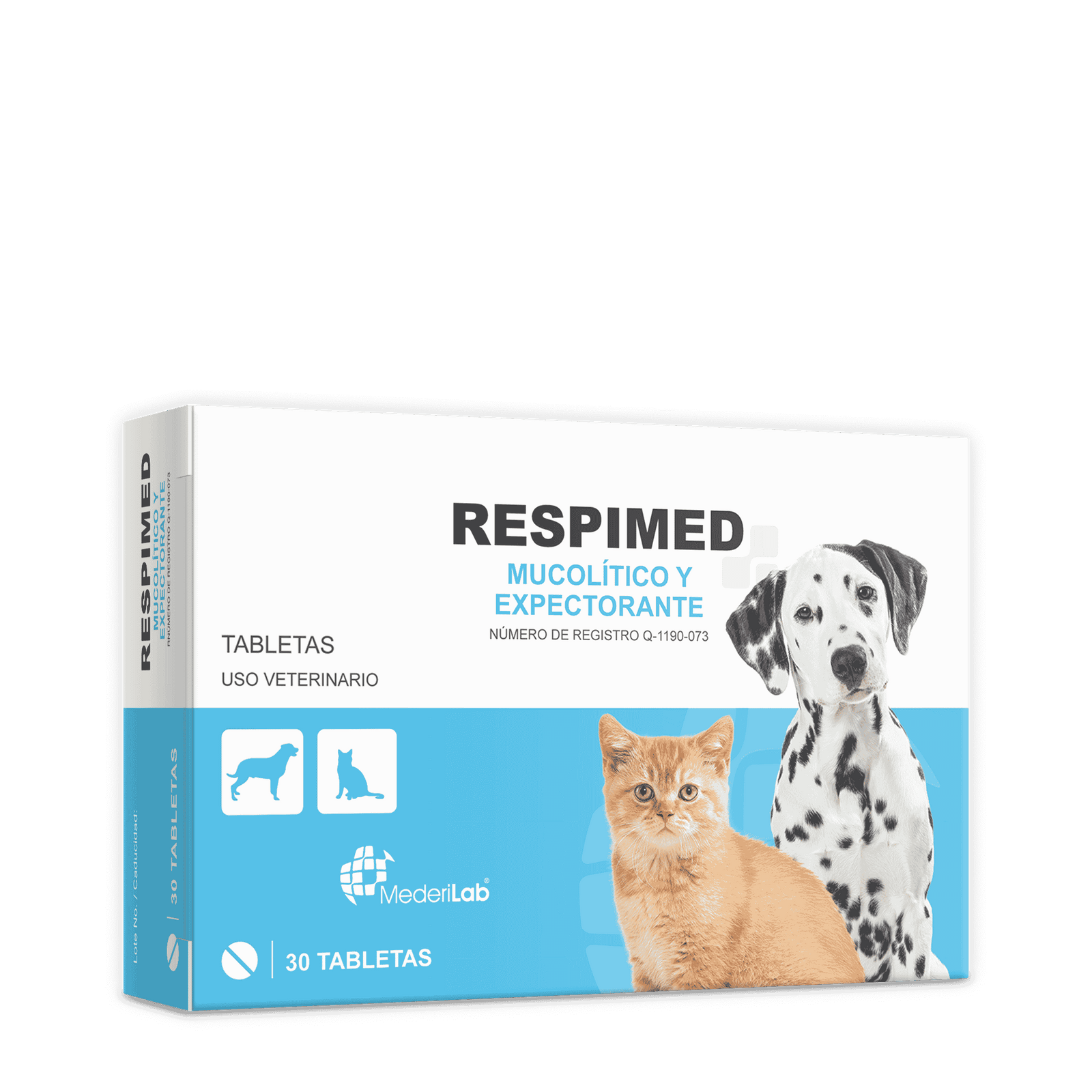 Mederilab Respimed Perro y Gato 30 Tabletas