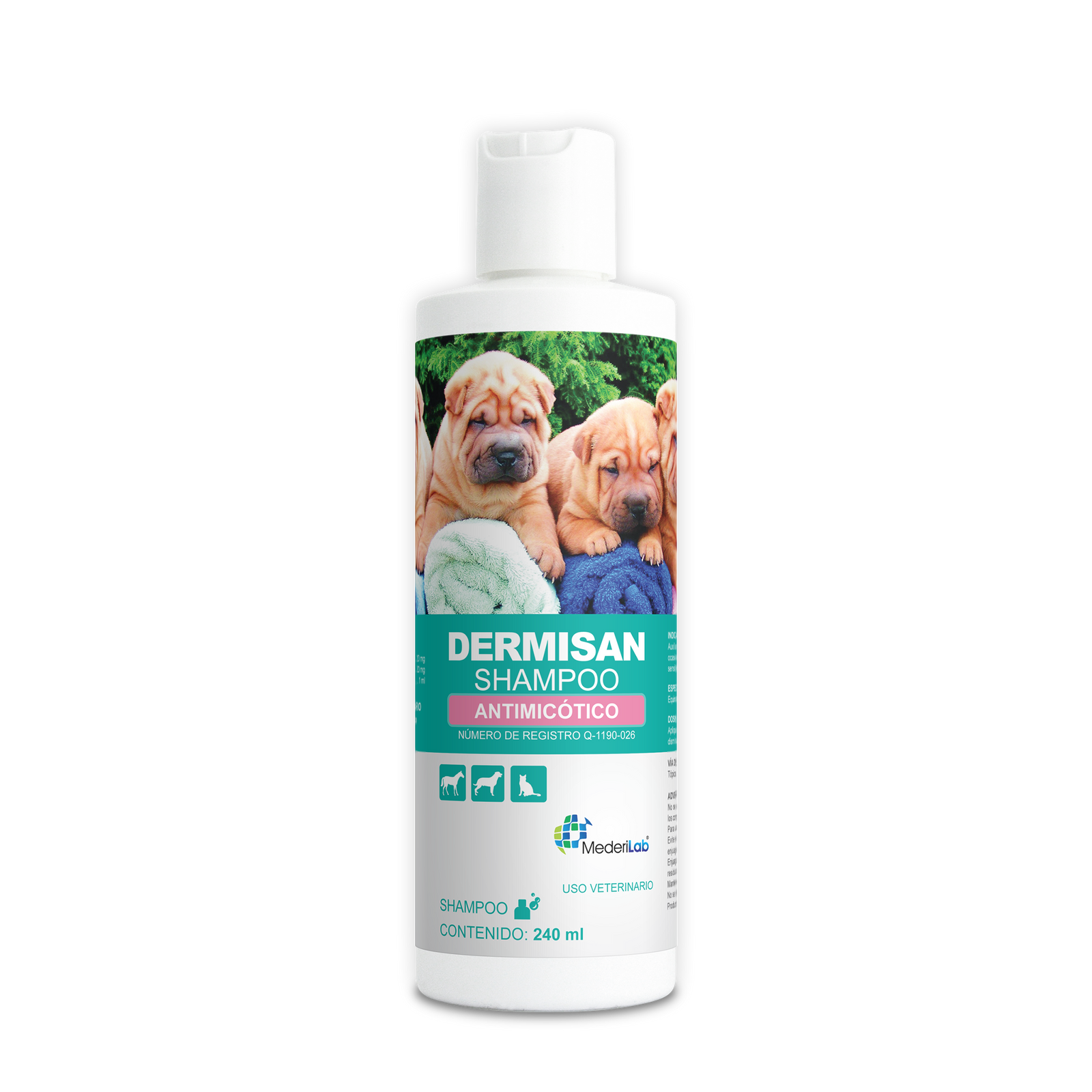Mederilab Dermisan Shampoo Perro y Gato 240 ml