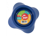 Mr. Wuff Plato Para Perro AZUL MEDIANO