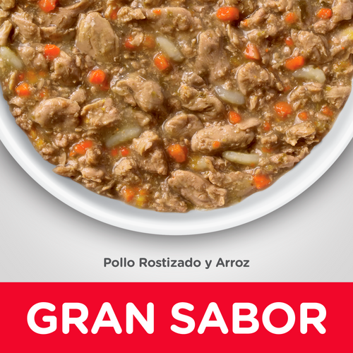 Alimento Húmedo Para Gato Hill's Science Diet Lata Estofado, Receta Pollo Rostizado y Arroz - 0.08kg
