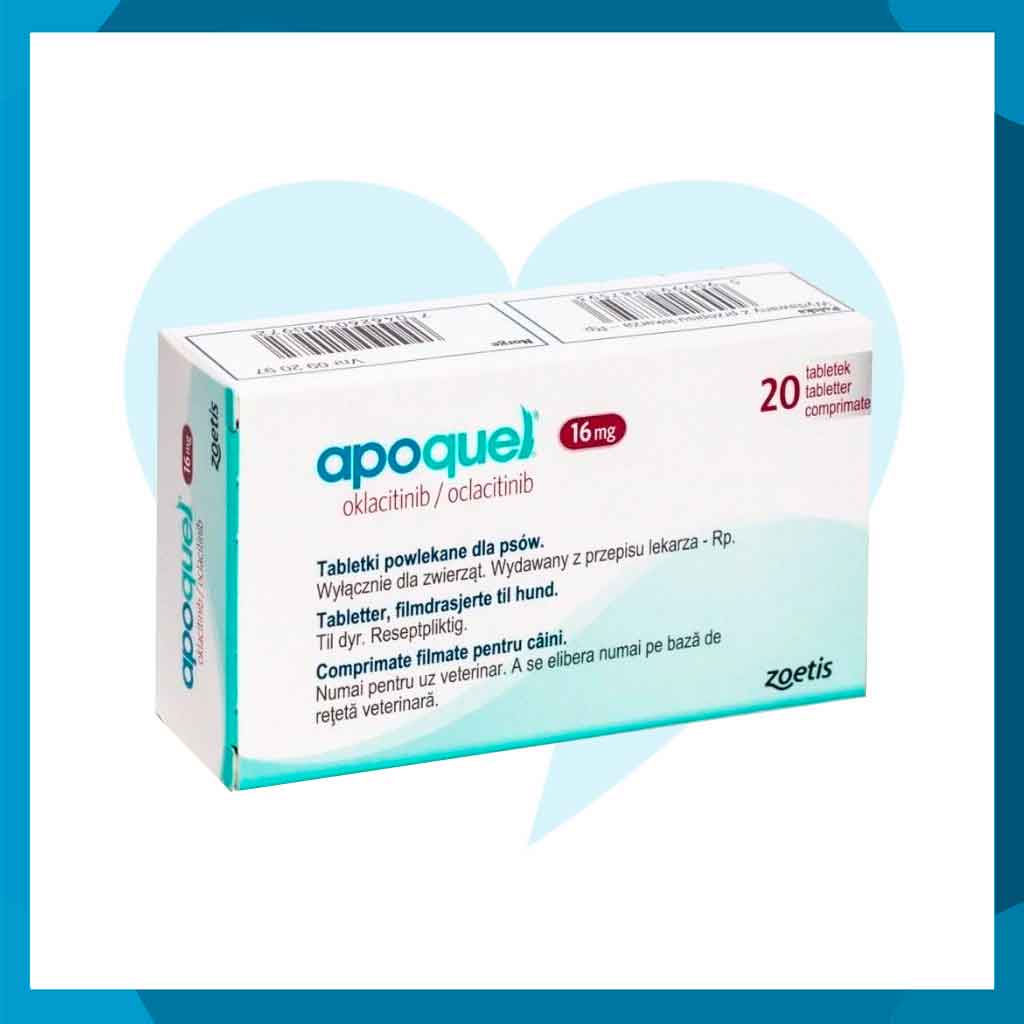 Zoetis Apoquel 16 mg 20 Tabletas