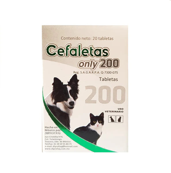 Diprofaq Cefaletas Only Cefalexina 200 mg Tableta Pieza