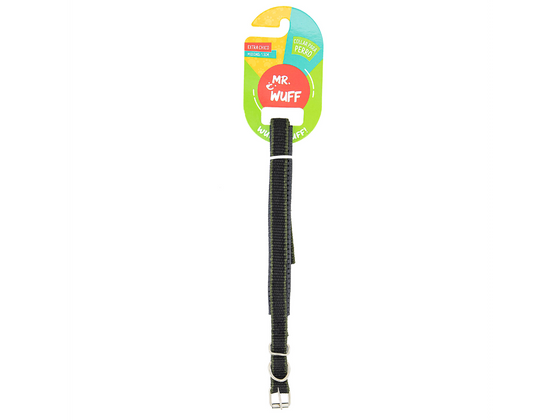 Mr. Wuff Collar Para Perro NEGRO GRANDE