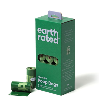 Earth Rated - Bolsas para Heces de Perros con Olor a Lavanda, 315 piezas