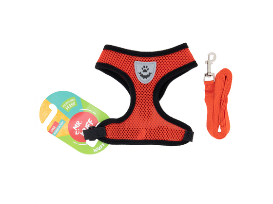 Mr. Wuff Pechera Para Perro ROJO EXTRA GRANDE