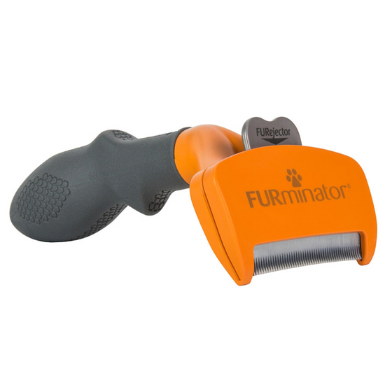 Furminator Deslanador de Pelo Corto para Perros Raza Mediana, Color Naranja
