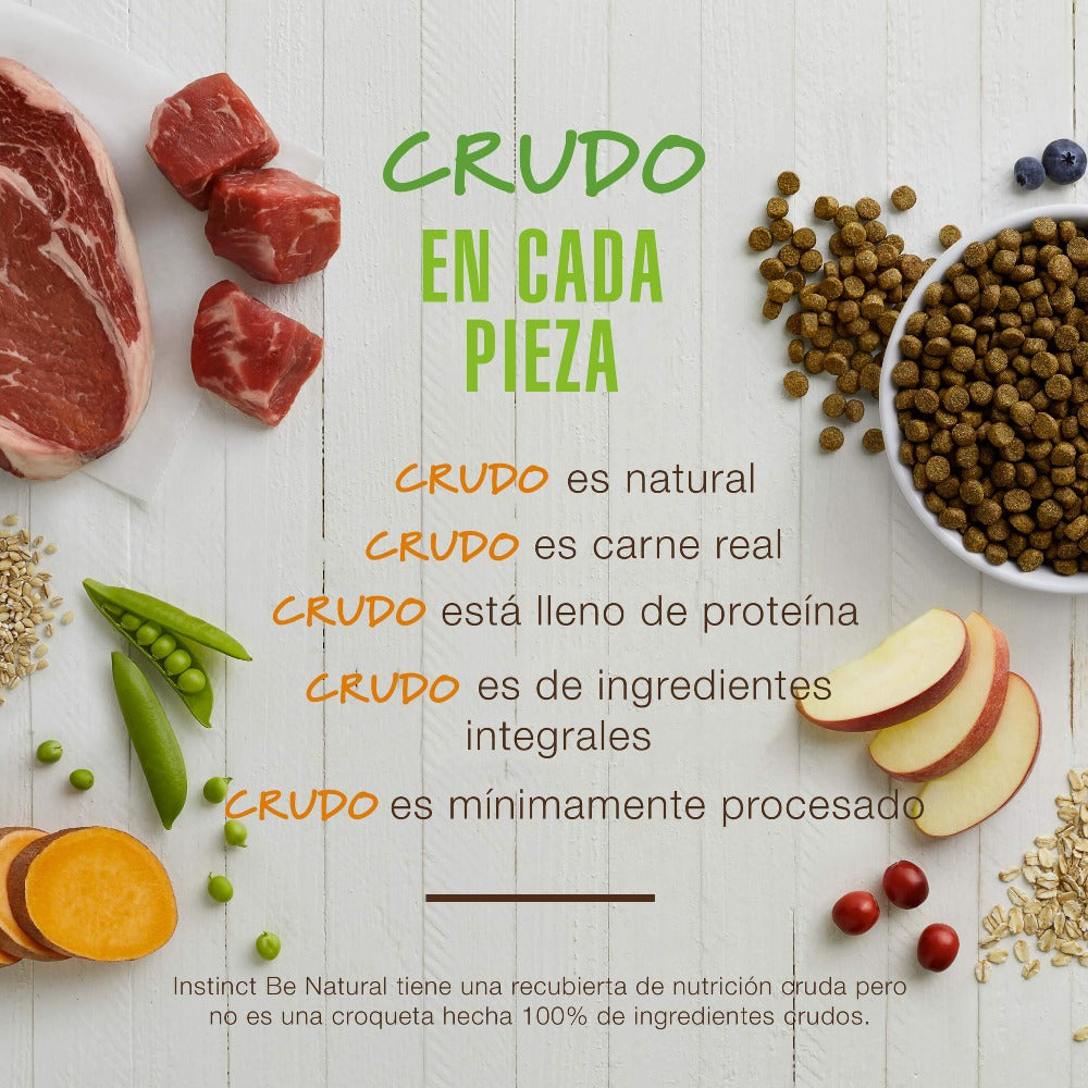 Instinct Be Natural Alimento para Perro con Carne de Res de 25 lb