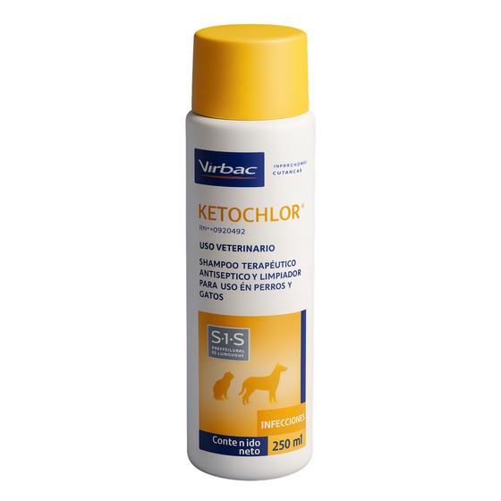 Virbac Ketochlor Shampoo Perro y Gato 250 ml
