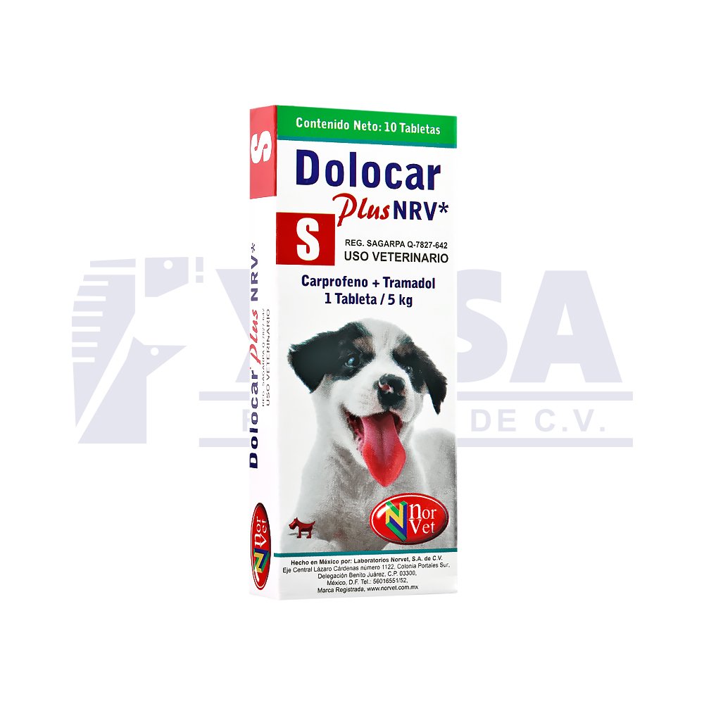 Norvet Dolocar Plus NRV S Carprofeno-Tramadol Tableta Pieza