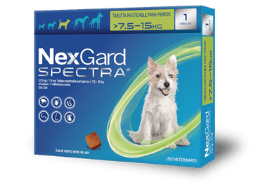 Nexgard Spectra Mediano (7.6-15 Kg) (3 Tabs)