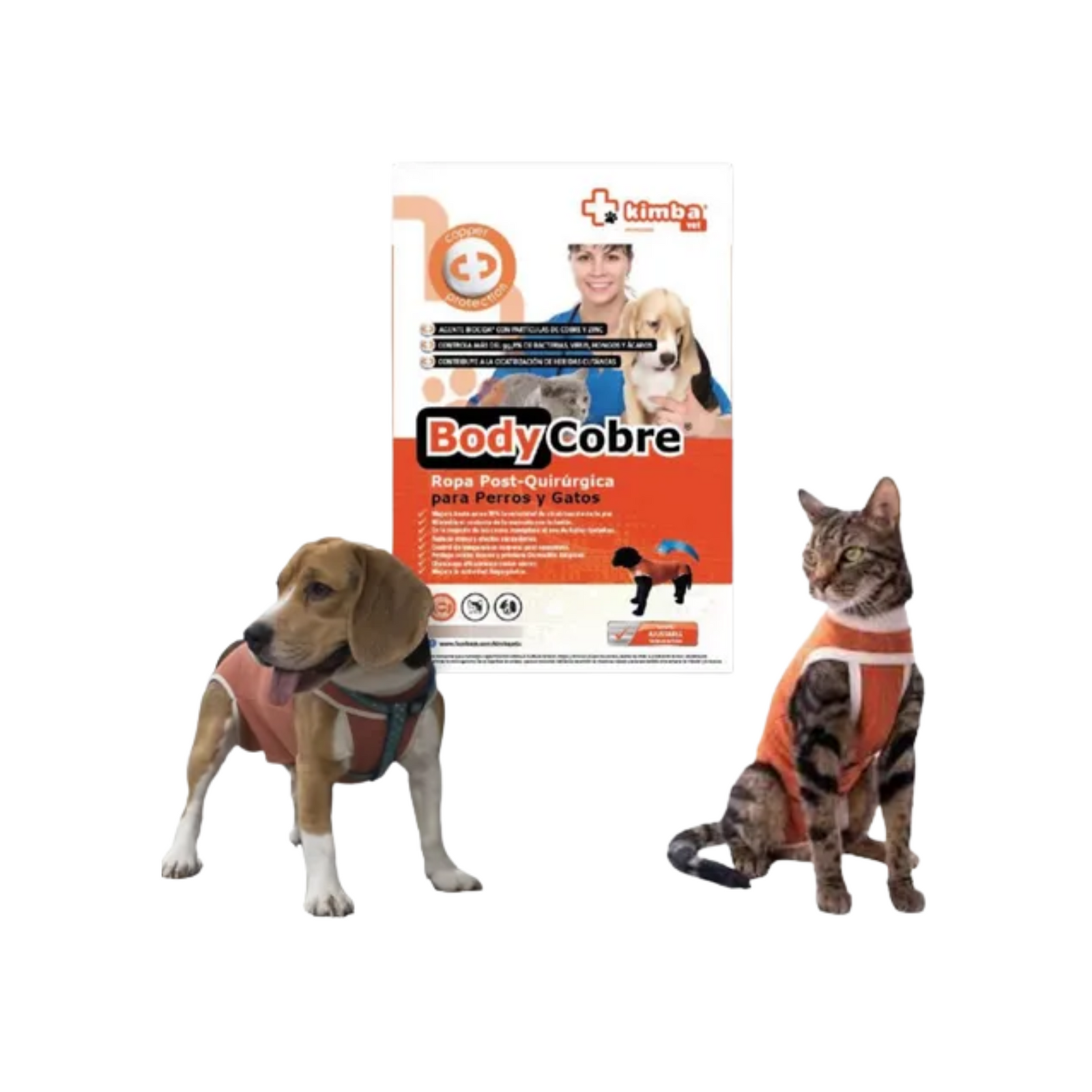 Copper Vet Body Cobre Original Postoperatorio Talla 1