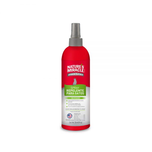 Nature's Miracle Spray Repelente Para Gatos Advanced 236 ml