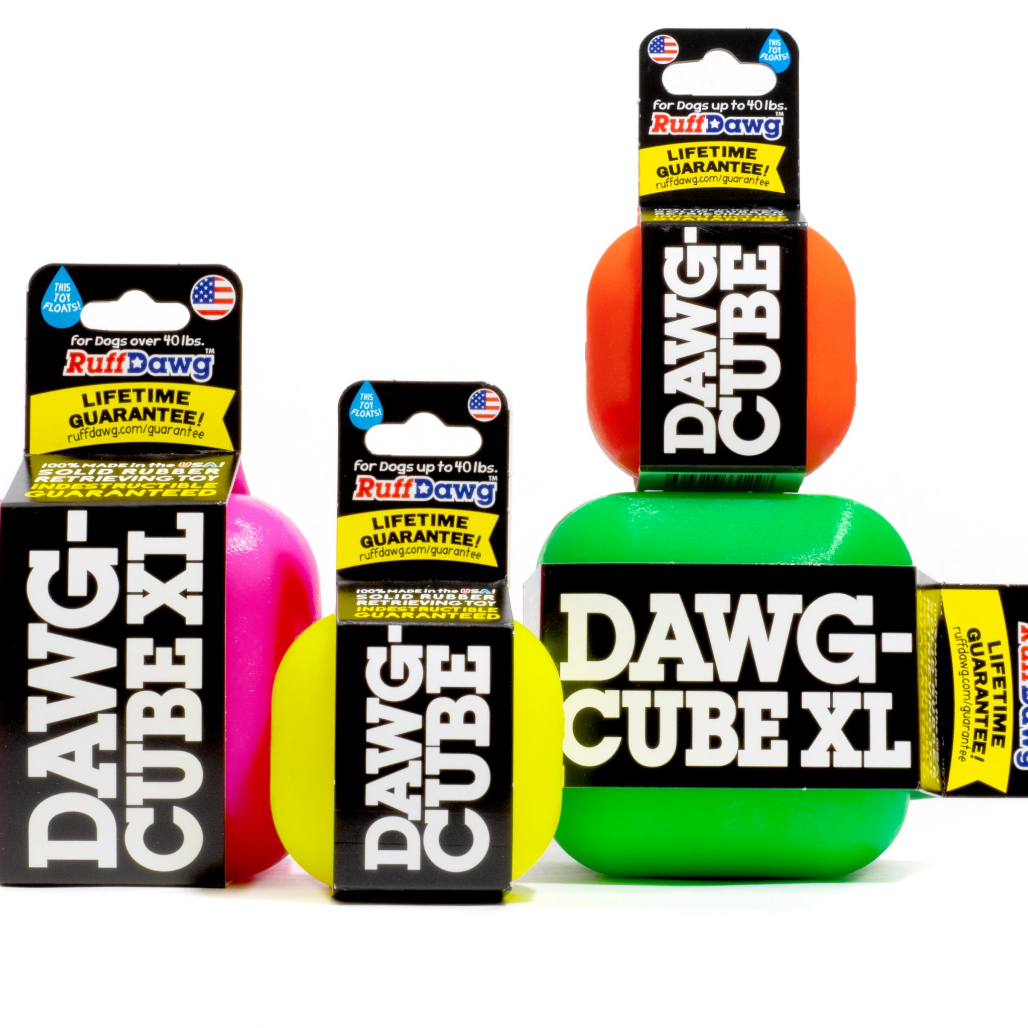 Ruff Dawg Cube Juguetes Indestructibles y Suaves Para Perros