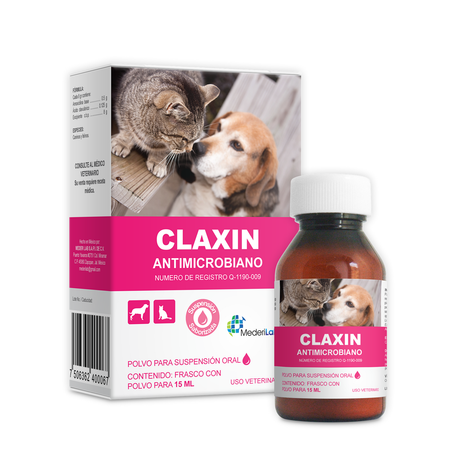 Mederilab Claxin Suspension Oral 15 ml