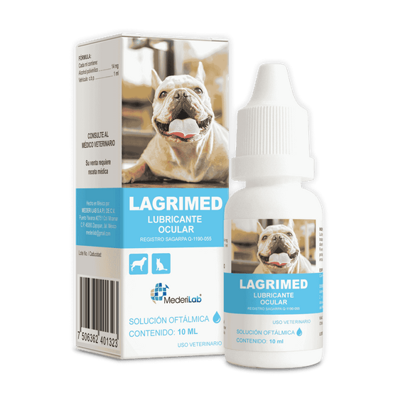 Mederilab Lagrimed Solucion Oftalmica Perro y Gato 10 ml