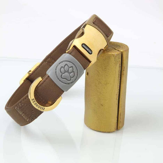 Dogness Collar Elegance Teflon Cafe Grande