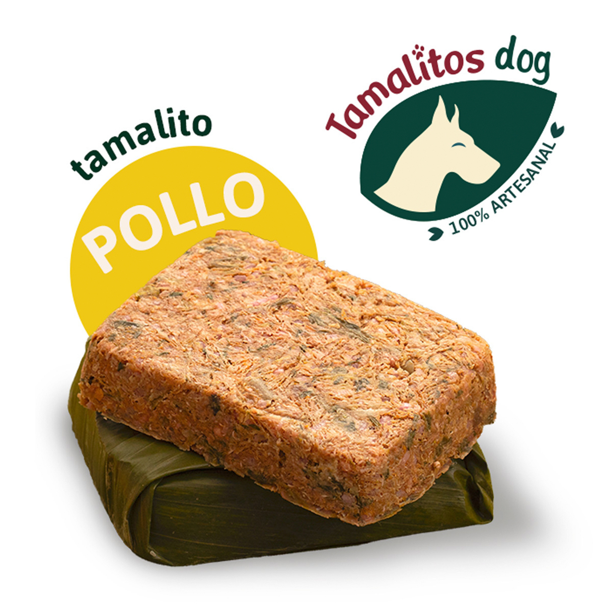Tamalitos Dog Alimento Natural Congelado Para Perro Adulto Proteína Pollo - 800 GRAMOS