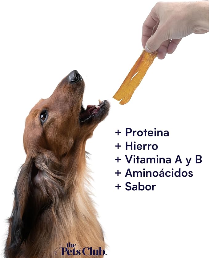 The Pets Club Premios Deshidratados con Sabor a Pollo para Perros y Gatos (120 g)
