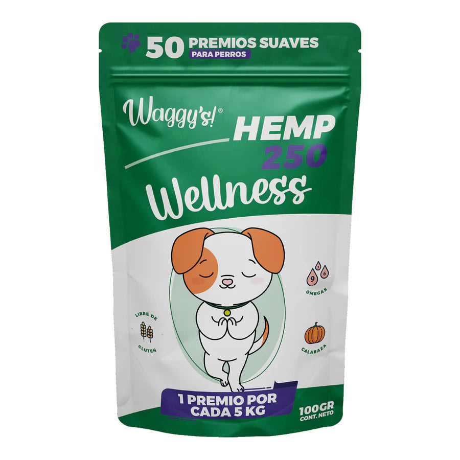 Waggy's Hemp 250 Wellness Perro 100 g