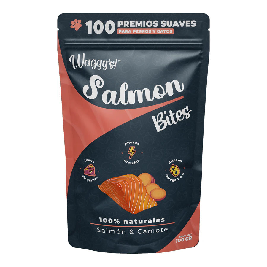 Waggy's Premios Super Premium Salmon y Camote Perro 100 g