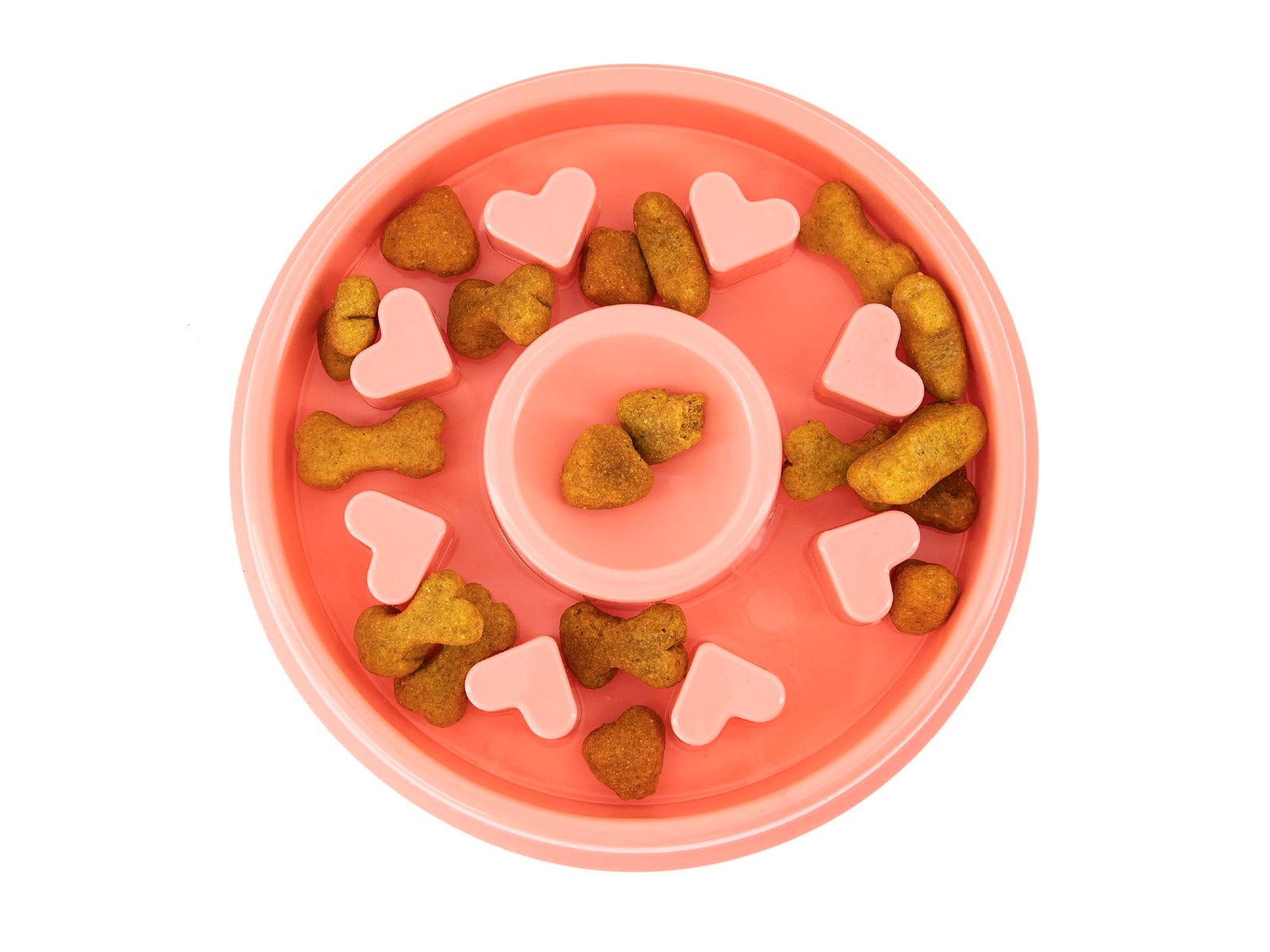 Mr. Wuff Plato Interactivo Para Perro CORAL