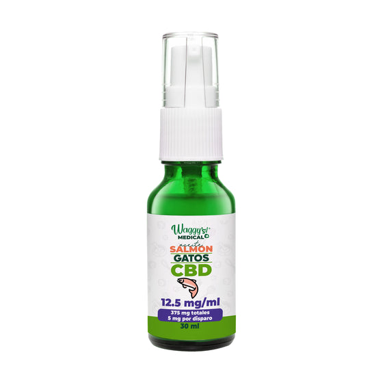 Waggy's Spray Gato CBD + Salmon Oil 30 ml 375 mg