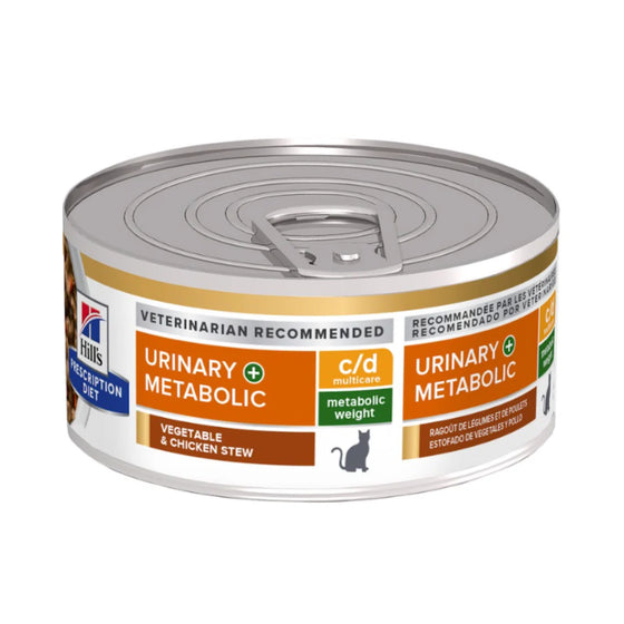 Hill's Prescription Diet c/d Multicare + Metabolic —Lata 82g Gato