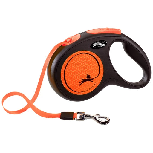 Flexi Correa Neón Naranja -5 m