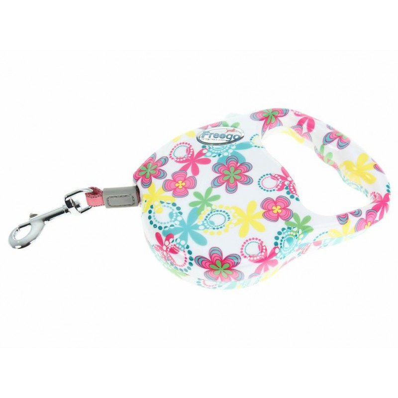 Dogness Correa Retractil Flower Para Perro 4 m